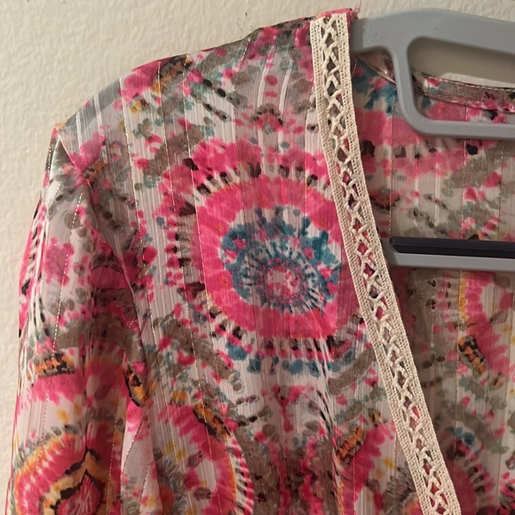 Silk boho style dress - Picture 3 of 8